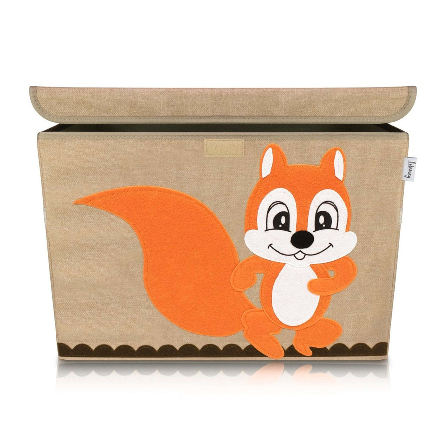 Lifeney Aufbewahrungsbox Eichhörnchen mit Deckel, braun, B/T/H: 51 x 36 x 36 cm - Bild 2