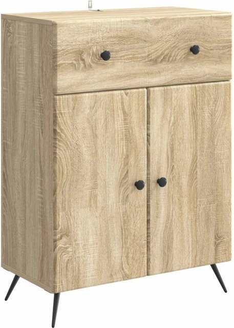 vidaXL Sideboard Sonoma-Eiche modern B/T/H: 66 x 34,5 x 90 cm - Bild 1