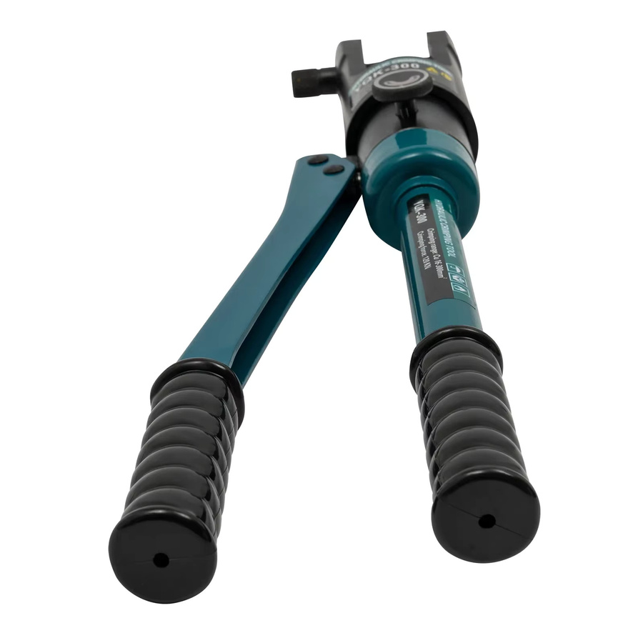 CNCEST Manuelles Hochdruck-Hydraulik-Kabelwerkzeug-Set mit 120KN Hydraulischer Crimpzange und Presszange in Grün und Blau - Bild 4