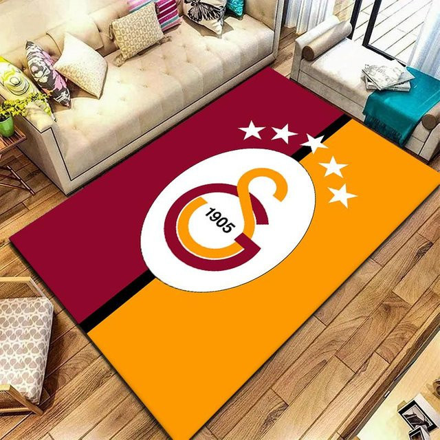 My City Home Galatasaray S.K. Teppich, rot, rutschfest und waschbar, B: 70 cm, T: 100 cm - Bild 1