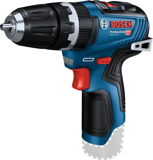 Bosch Professional GSB 12V-35 Akku-Schlagbohrschrauber Solo in Blau/Schwarz mit 12 V - Bild 1