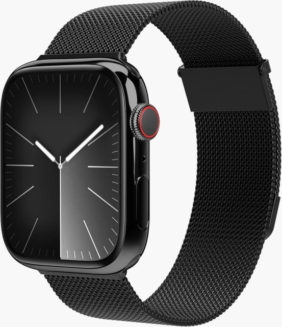 Vonmählen Uhrenarmband Milanese Loop 2, Edelstahl, Schwarz, Unisex - Bild 1