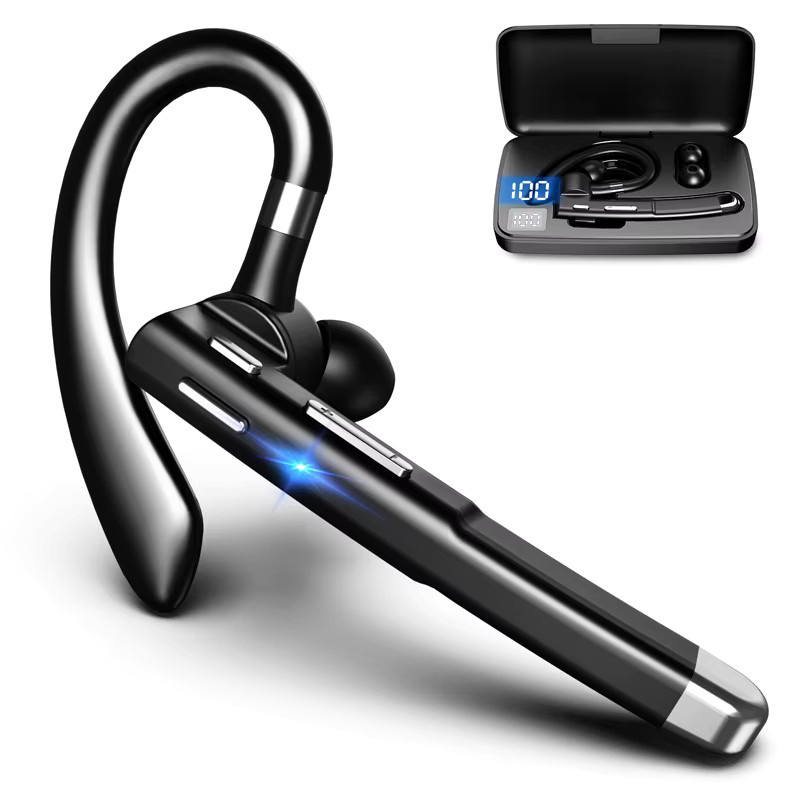 EARDECO Bluetooth In-Ear Business Kopfhörer mit CVC 8.0 Rauschunterdrückung und HD-Mikrofon in Schwarz - Bild 3