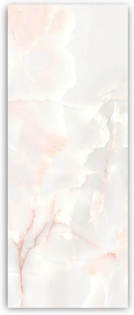 Walllux Duschrückwand Marmor Rose in Steinoptik aus Alu-Verbund, B/H: 100 x 255 cm, Stärke: 3 mm - Bild 1