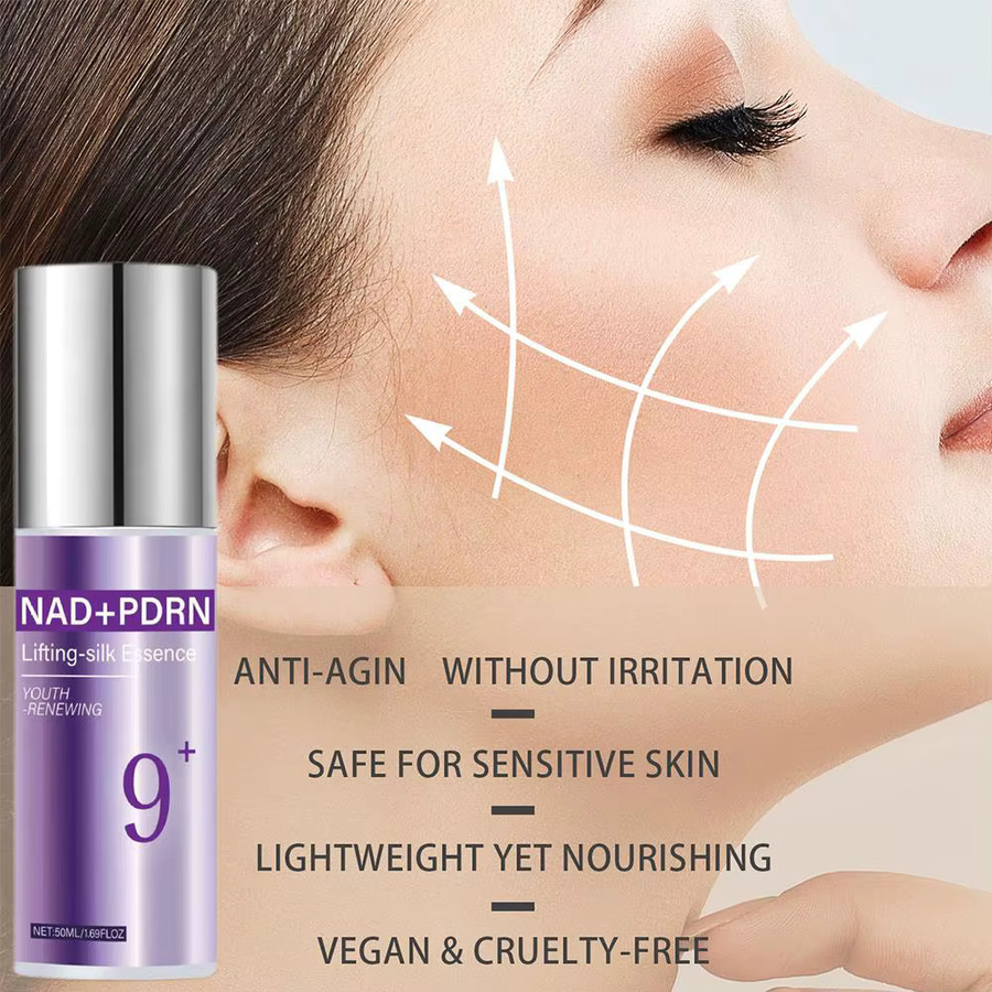 Nein. 9+ NAD+ BIO Lifting Gesichtsessenz, Serum mit Multi-Peptid-Komplex, 50 ml - Bild 4