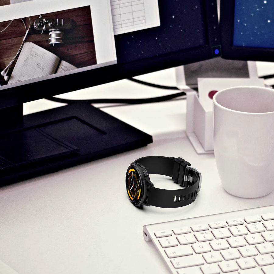 RWBANDS Uhrenarmband Silikon, Schwarz, Unisex - Bild 2