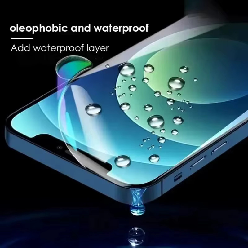 4er-Pack BMAD Silikon-Displayschutzfolien als weiche Hydrogelfolie für iPhone Modelle, transparent - Bild 3