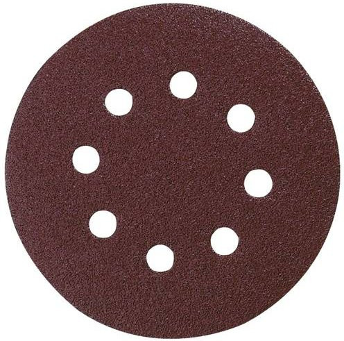 Makita Exzenterschleifpapier mit Klett für Holz und Metall, Körnung 40, Durchmesser: 125 mm, 10 Stück - Bild 1