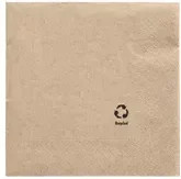 Papstar Servietten aus Papier in Beige mit FSC-Zertifizierung - Bild 1