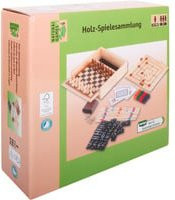 VEDES Holz-Spielesammlung 50 in 1 Familienspiel für Kinder ab 5 Jahren - Bild 1