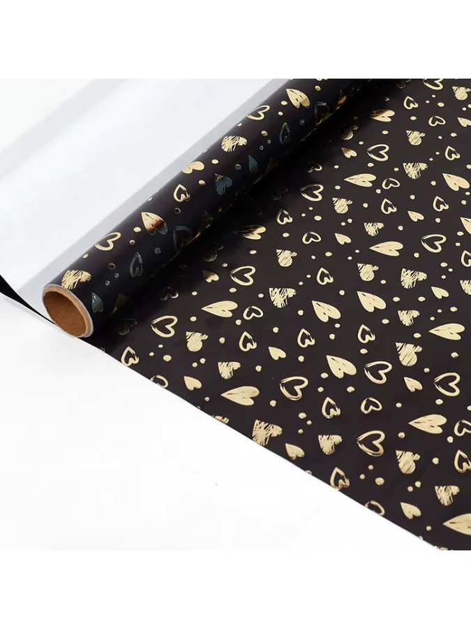 Premium Geschenkpapier in Schwarz und Gold für Geburtstag, Valentinstag und Feiertage - Bild 5