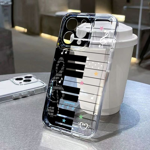 Handyhülle mit Buchstaben und Musiknoten Design für Xiaomi und POCO Modelle in Multicolour - Bild 1