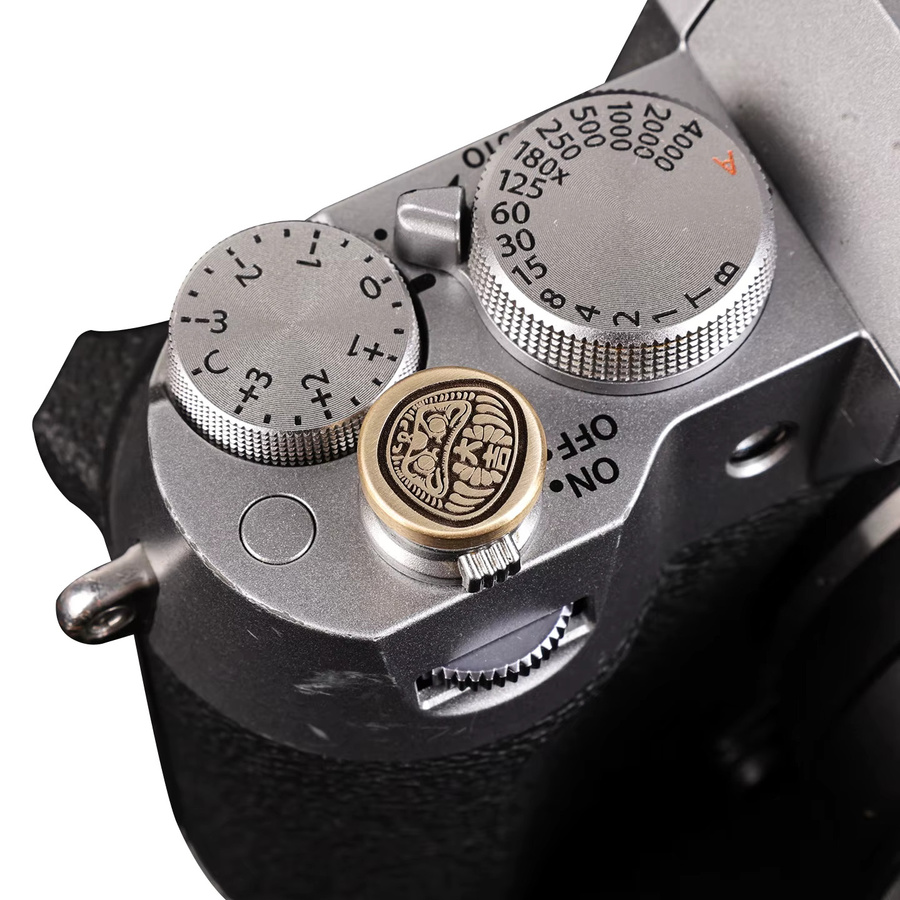 Metall Blitzschuhabdeckung in Weiß passend für Fujifilm XT3 XT10 XT20 XT50 X100V X100VI XT30II XT30III mit Gewindeanschluss für Auslöserknopf-Zubehör - Bild 4