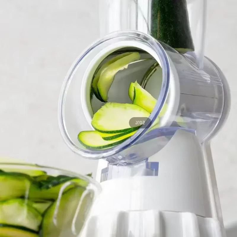VIE LENTE 3-in-1 Gemüseschneider und Mandoline in Weiß - Bild 2