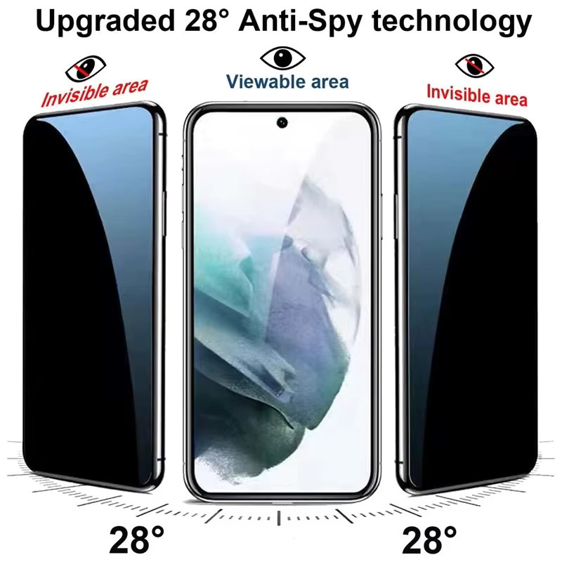Anti Spy Privatsphäre Hydrogel Screen Protector für Samsung A20 A30 A30S A40S A50 A50 2019 A50S M10S M21 transparent - Bild 2