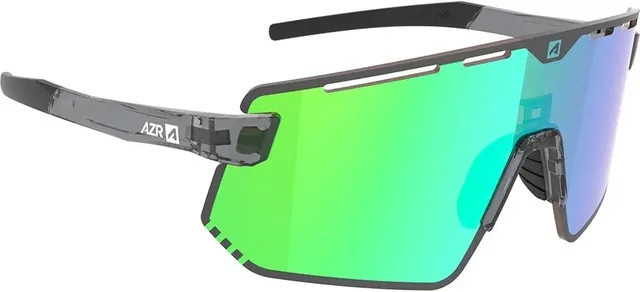 AZR Flash RX Sonnenbrille, Unisex, Vollrand, Wrap, Black, Multicolour, Plastic - Bild 1