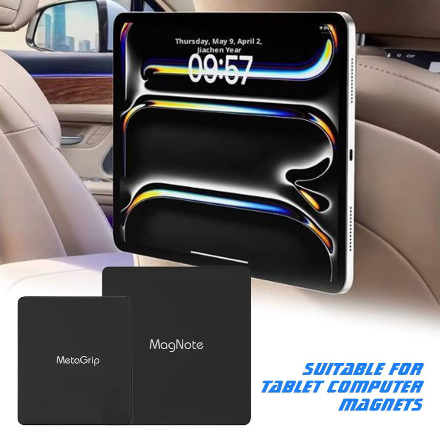 Magnetischer Handyhalter und Tablet Wandhalterung CUJMH in Schwarz für iPhone und iPad - Bild 3