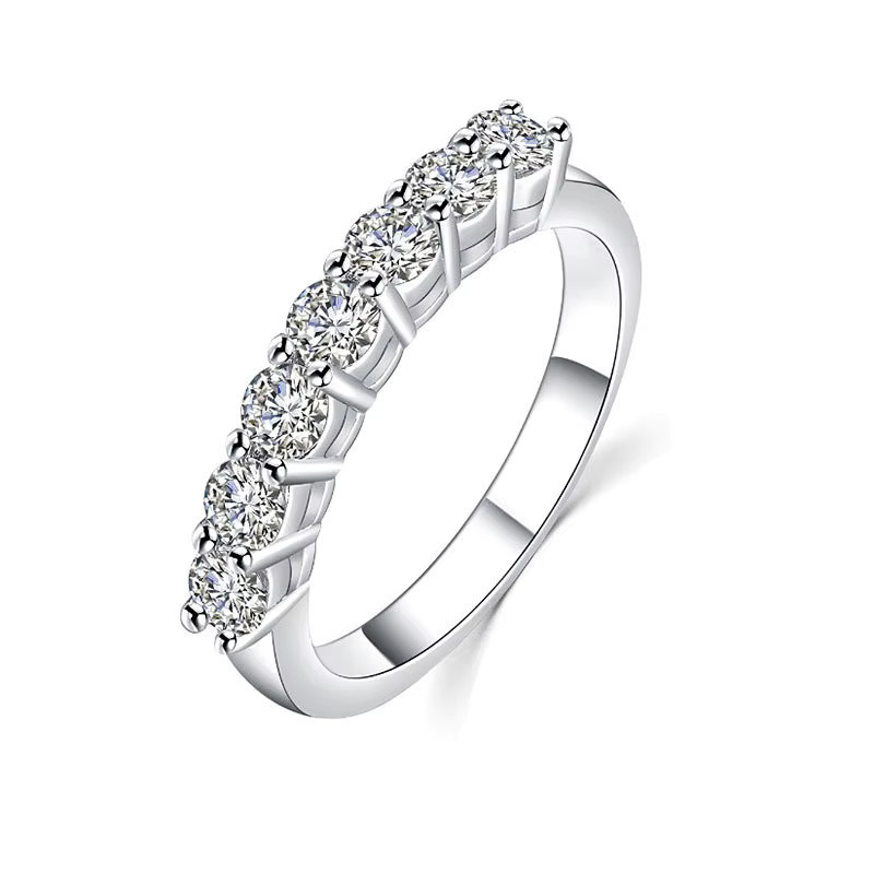 AITERNITY Ring 925 Silber, Moissanit, Zirkonia, Unisex - Bild 4