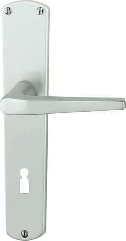 ALPERTEC Langschild-Garnitur Phil aus Aluminium in Silber - Bild 1