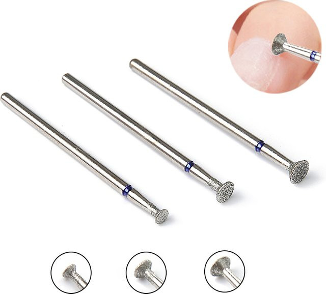 TFSCLOIN Diamant Nagel Bohrer Set, 3 Teile, für Maniküre und Pediküre - Bild 1