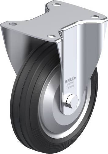 Blickle Bockrolle Rad-Durchmesser: 180mm Tragfähigkeit (max.): 170kg in Schwarz und Silber aus Stahl - Bild 1