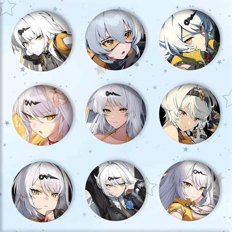 bilibili Brosche, Zenless Zone Zero, Anime Cartoon Stil, Emaille Pin - Bild 2