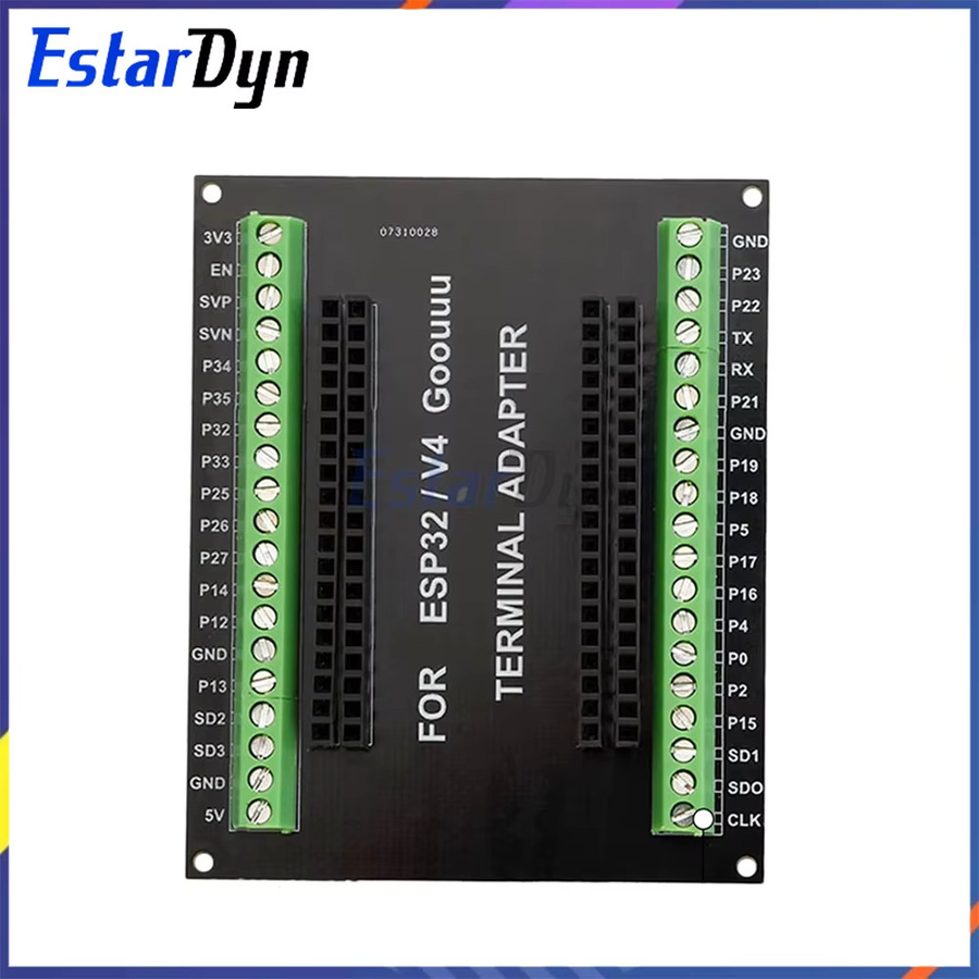 Estardyn ESP32 NodeMCU-32S Entwicklungsboard mit WLAN und Bluetooth, 38-Pin GPIO Erweiterungsmodul, Schwarz - Bild 2