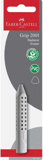 FABER-CASTELL Dreieck-Radierer Grip 2001 in Grau - Bild 1