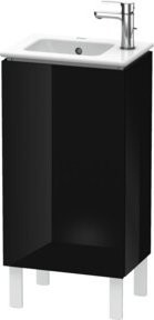 Duravit L-Cube Waschtischunterschrank schwarz hochglanz, stehend, B/T/H: 42 x 29,4 x 70,4 cm - Bild 1