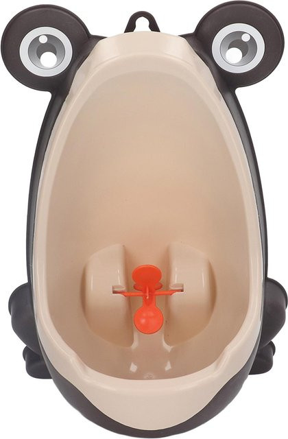 Fishine Kinderurinal mit lustiger Zielscheibe aus Kunststoff, Wandmontiertes Töpfchen-Training für Jungen und Kleinkinder, Braun/Mehrfarbig - Bild 1