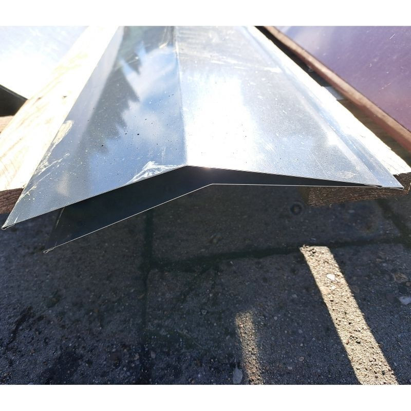 Firstblech aus Aluminium von Friedrich von Lien AG in Anthrazitgrau (RAL 7016), Länge: 2,75 m - Bild 1