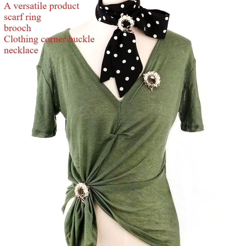 Brosche Blume, Perle, Kristall, Hochzeit - Bild 5