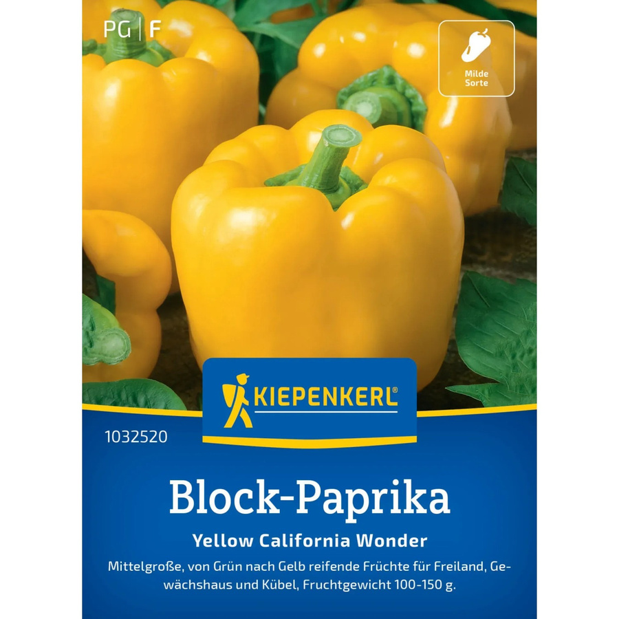 Kiepenkerl Paprika California Wonder Gelb - Bild 2