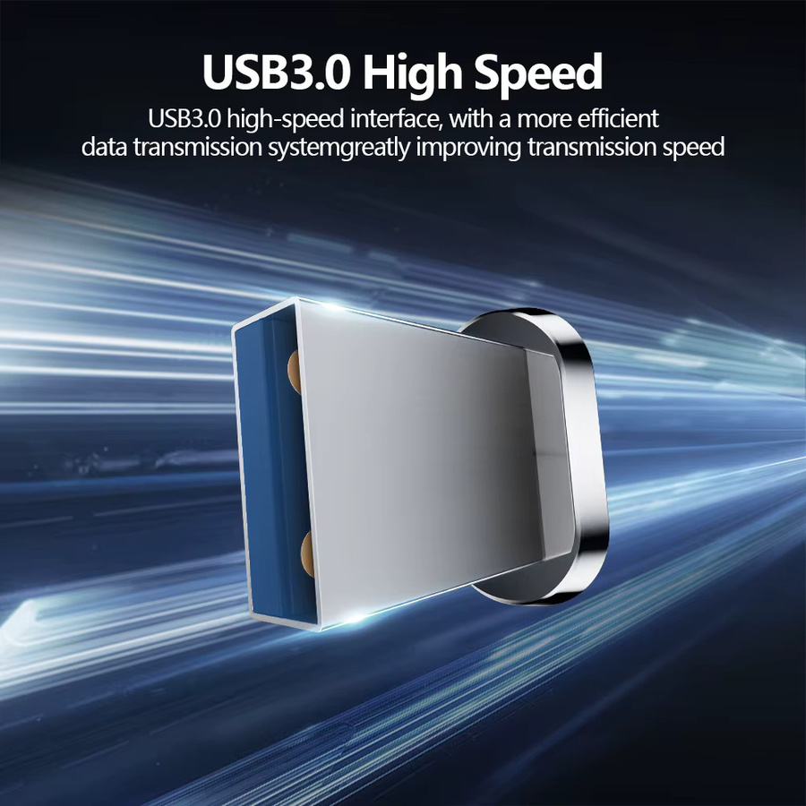 JASTER USB 3.0 Super Mini Flash Drive Speichergerät in Gelb mit USB-A Anschluss - Bild 3