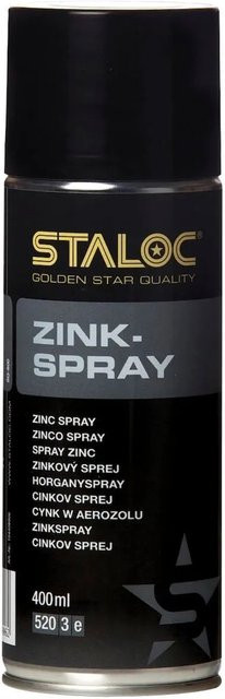Staloc Zink-Spray für Metall mit Langzeit-Korrosionsschutz in Silber, 400 ml - Bild 1