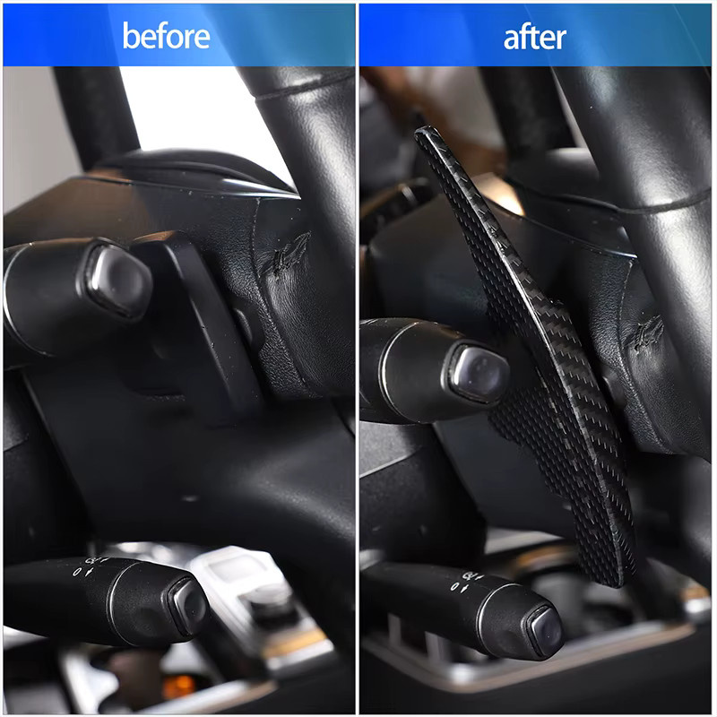 Suetlcoity Auto Lenkrad Shift Paddle Shifter Verlängerung für Mercedes Benz A B E R M Klasse, Schwarz - Bild 2