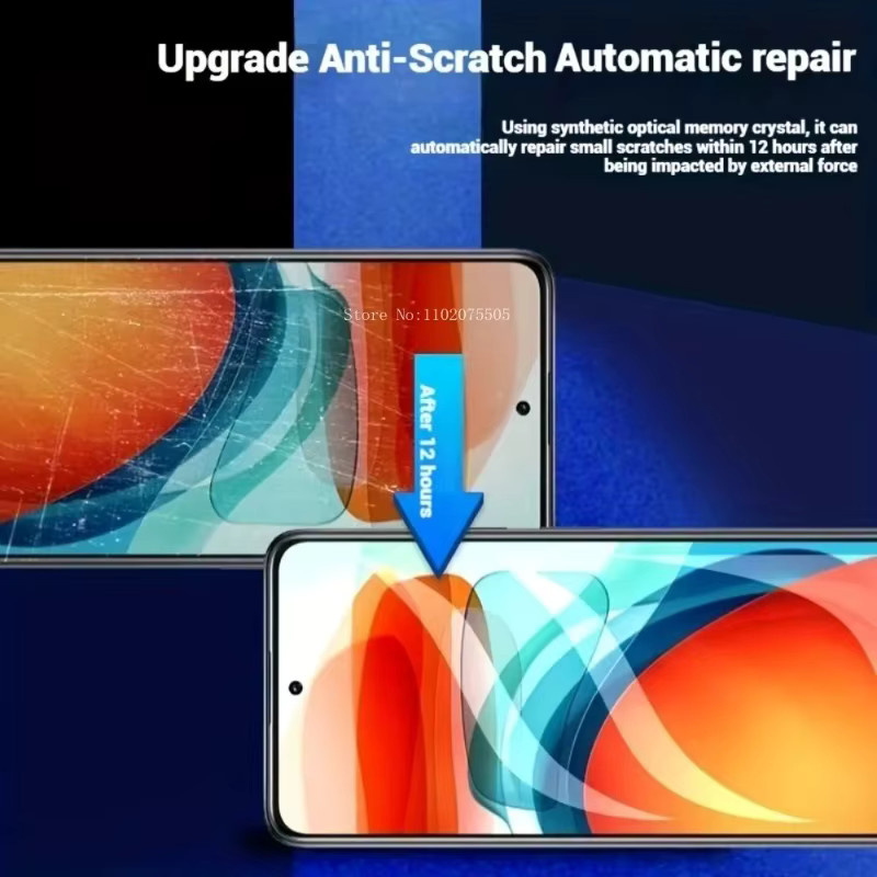 4 Stück Hydrogel-Displayschutzfolien für Samsung Galaxy A56, ultradünn und ultraklar, glänzend, transparent - Bild 4