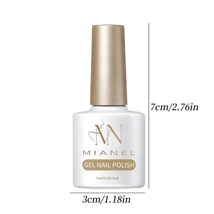 MIANEL Amber Tea Gel-Nagellack, 10 ml, Schimmernd - Bild 4