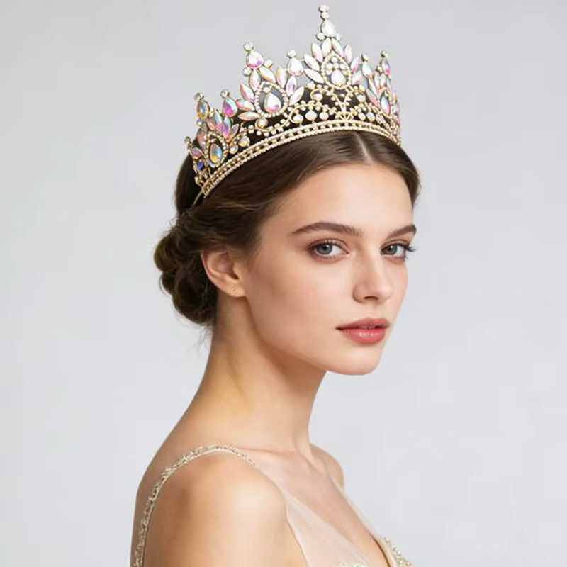 Cenmon Tiara Krone, Kristall, Damen, Hochzeit - Bild 1