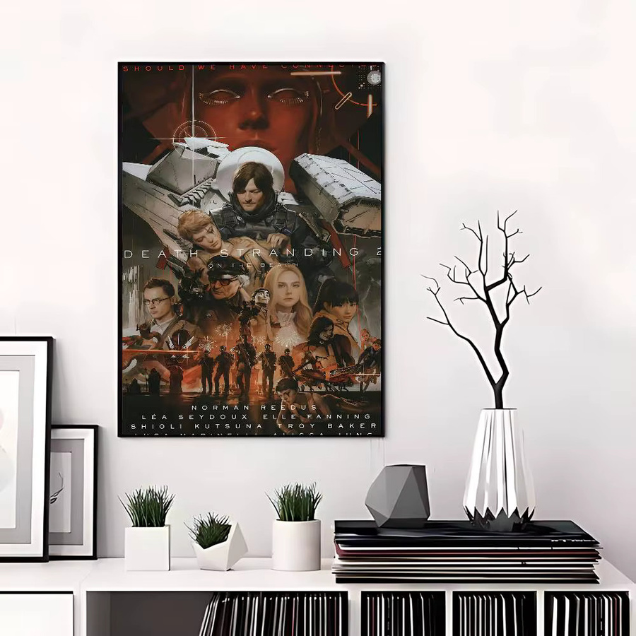 Selbstklebendes Kunstposter Death Stranding 2 Whitepaper-Druck für deine Heimdekoration - Bild 6