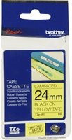 Brother Schriftbandkassette TZe-651 für P-touch, Breite: 24 mm, Farbe: Gelb mit schwarzer Schrift - Bild 2