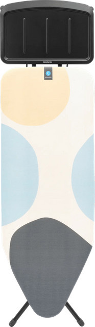 Brabantia Bügelbrett C Spring Bubbles in Multicolour mit höhenverstellbarer Platte, B/T: 124 x 45 cm - Bild 1