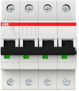 ABB S204-C40 Leitungsschutzschalter 40A 400V MCB in Weiß - Bild 1