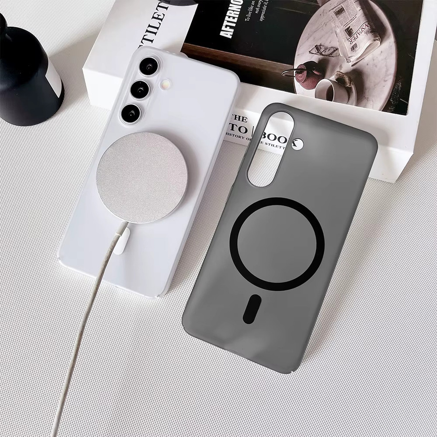 Magnetische Handyhülle in Transparent Matt für Samsung Galaxy S26 Ultra, S26 Plus, S26 Edge mit kabelloser Ladefunktion - Bild 3