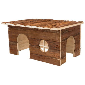 Trixie Haus Jerrik Kleintierhöhle aus unbehandeltem Holz in Braun - Bild 2