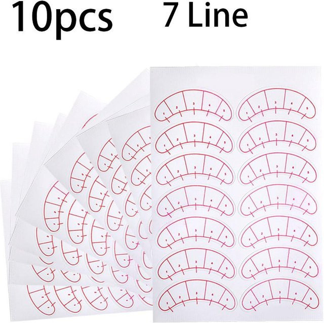 Faylisvow Wimpernverlängerung Papier Patches, 70 Paare, Weiß, Unisex - Bild 1