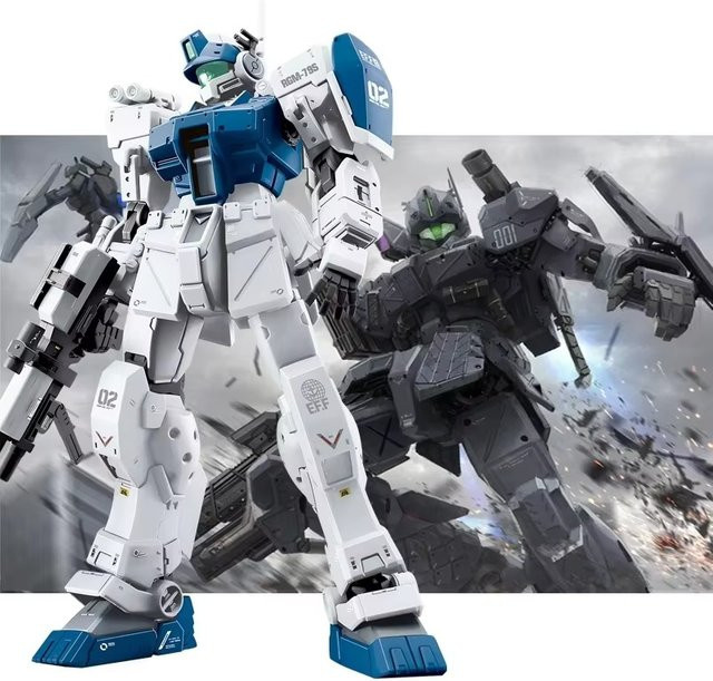 TAKARA TOMY HG 1/144 GM Sparta RGM-79 Snow And White Dog Squad, Bausatz, Actionfiguren - Bild 1