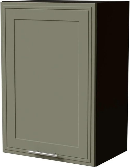 Feldmann-Wohnen Hängeschrank Salo W2/50 in Schwarz und Reed Green Matt mit Kassettenoptik, B/T/H: 50 x 32,5 x 72 cm - Bild 1