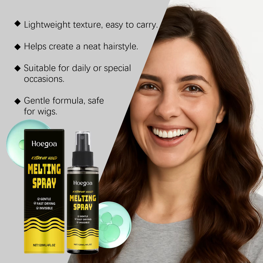 HOEGOA Perückenkleber-Schmelzspray, 120 ml, Haare - Bild 5