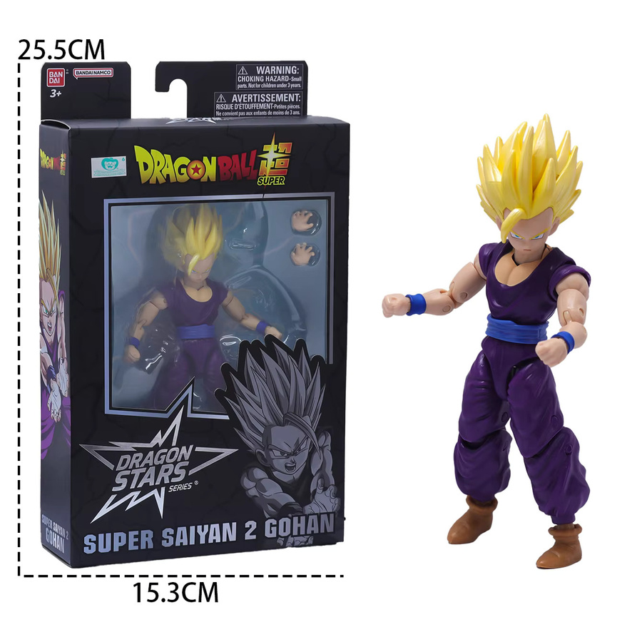Bandai Dragon Ball Super Saiyan 2 Actionfigur, beweglich - Bild 5